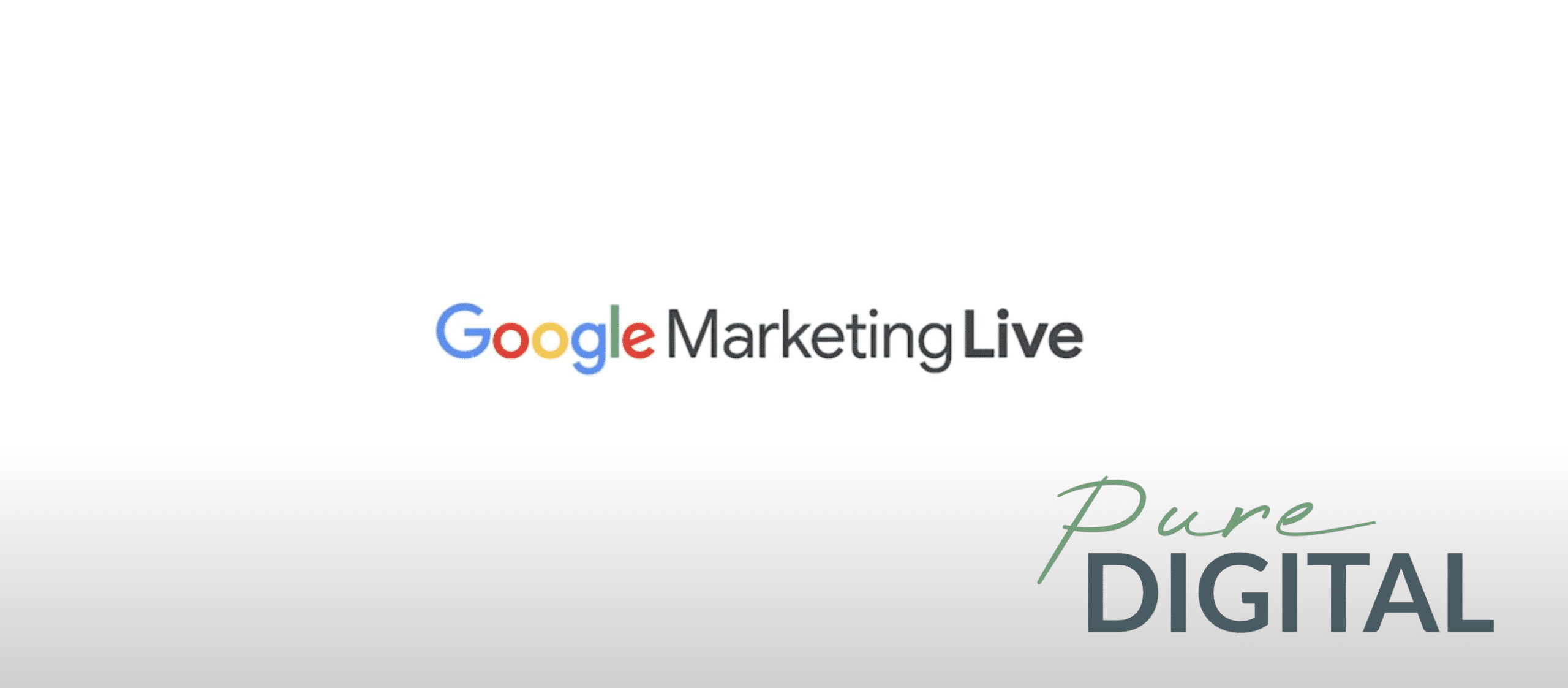 Google Marketing Live PureDigital